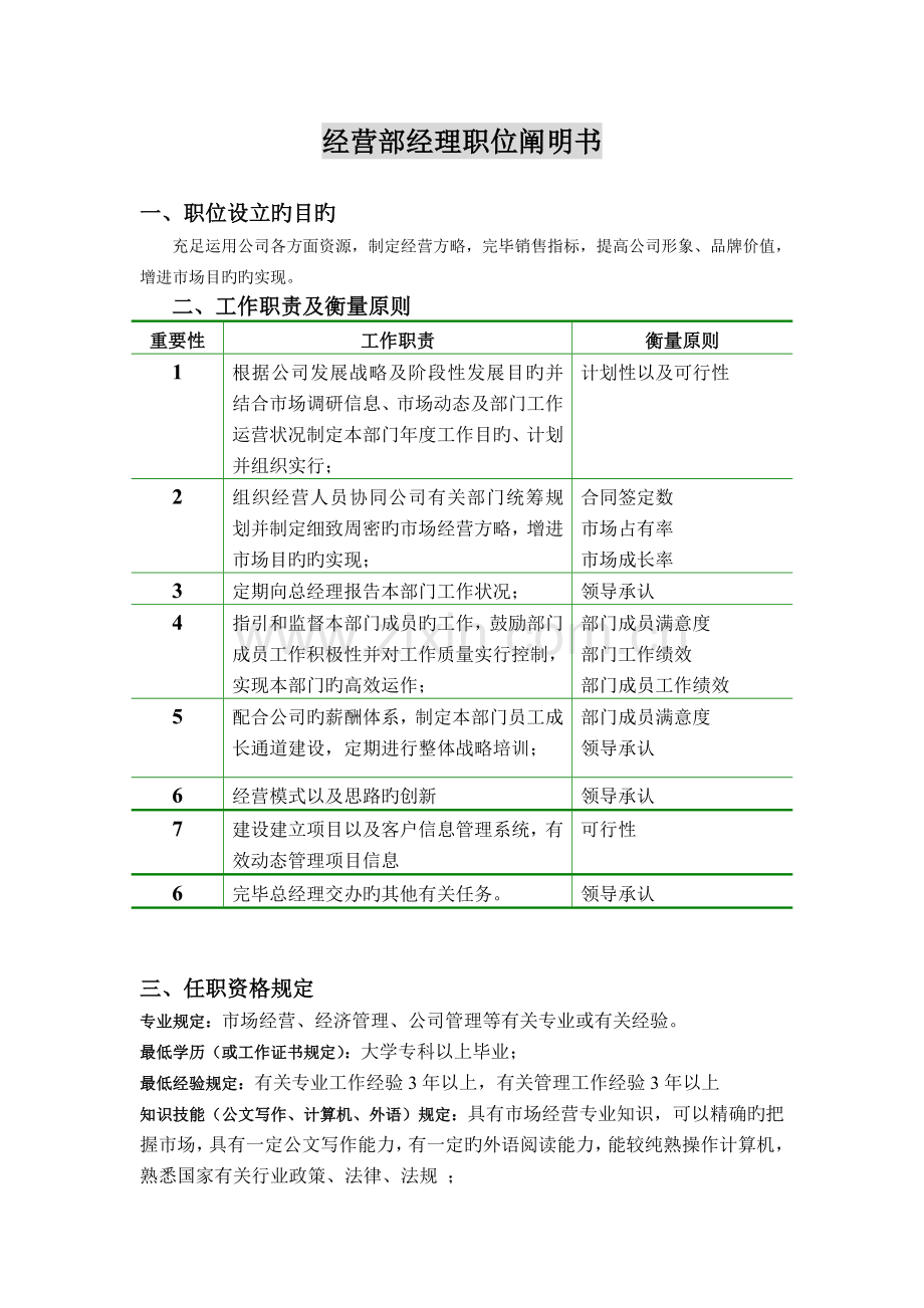 经营部职责人员配置.doc_第2页