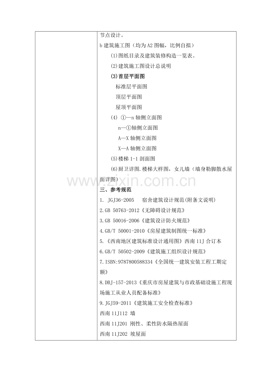 集团宿舍楼建筑施工图设计--毕业设计.docx_第3页