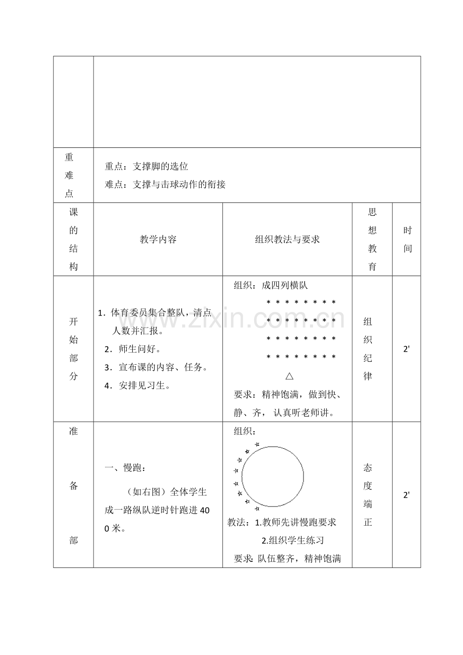 小学体育足球-脚内侧踢球教案[].doc_第3页