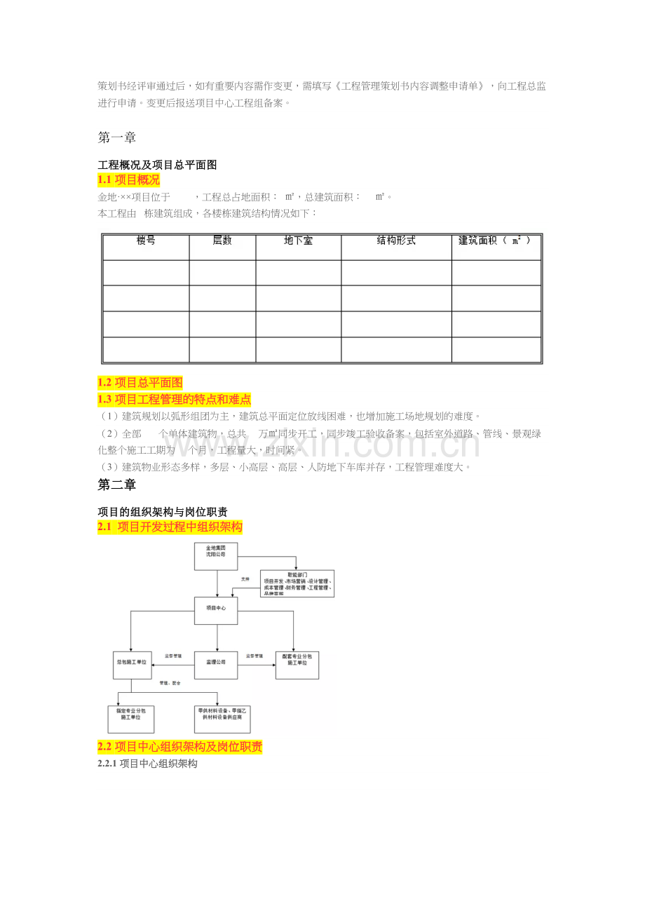 集团工程管理策划书编制细则.docx_第2页