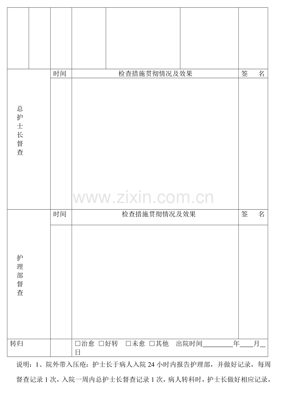 压疮督查记录表.doc_第2页