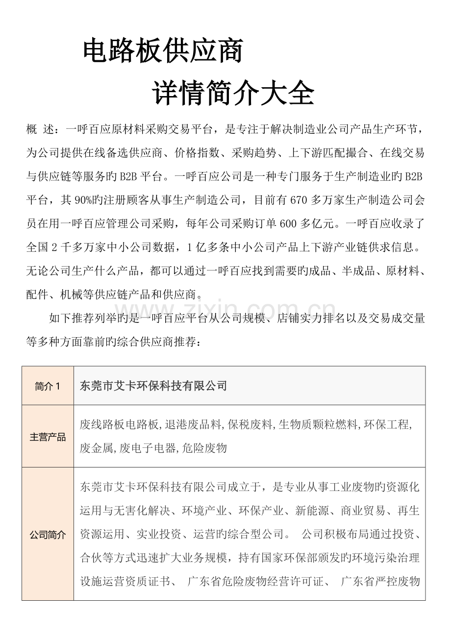 国内电路板供应商有哪些？-电路板供应商介绍详情大全.doc_第1页