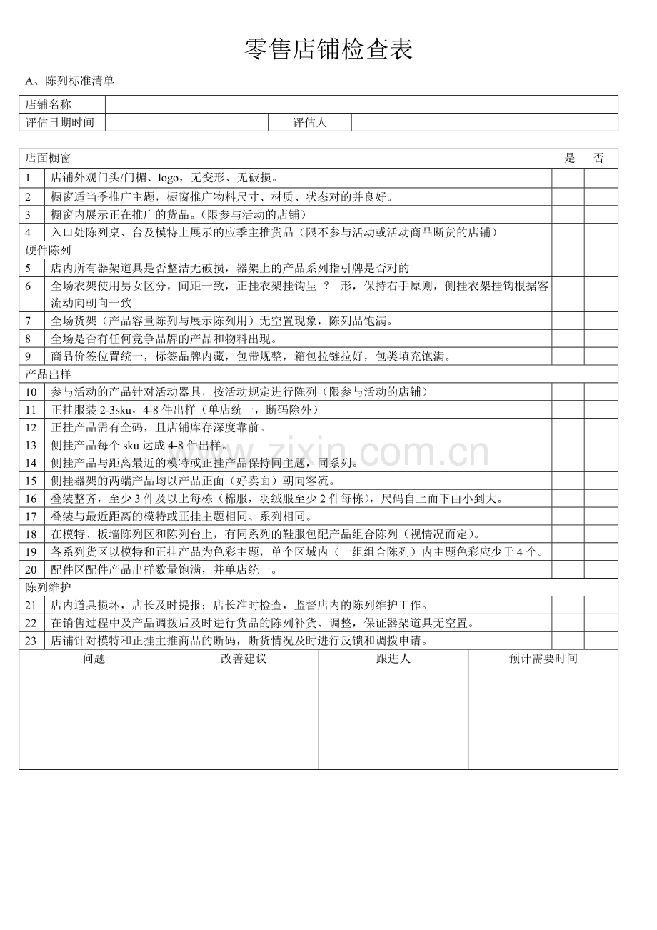 巡店表格新版.doc_第1页