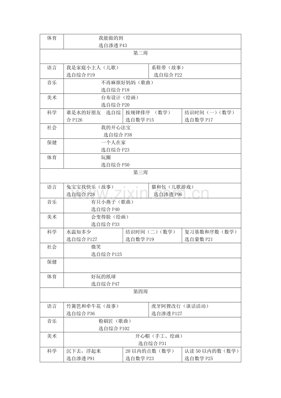 中班第二学期主题.doc_第3页