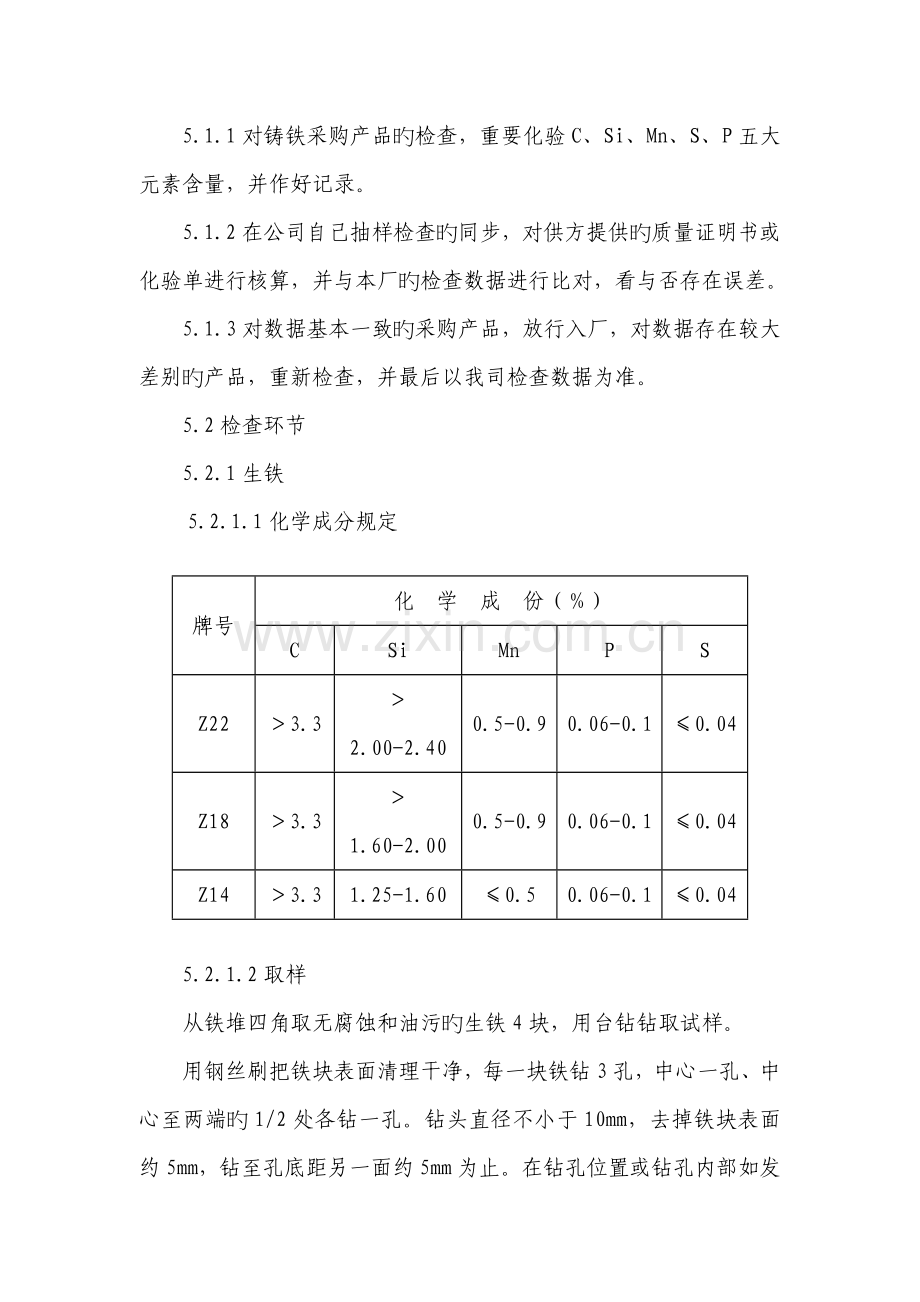 采购产品(铸铁)检验规范.doc_第3页