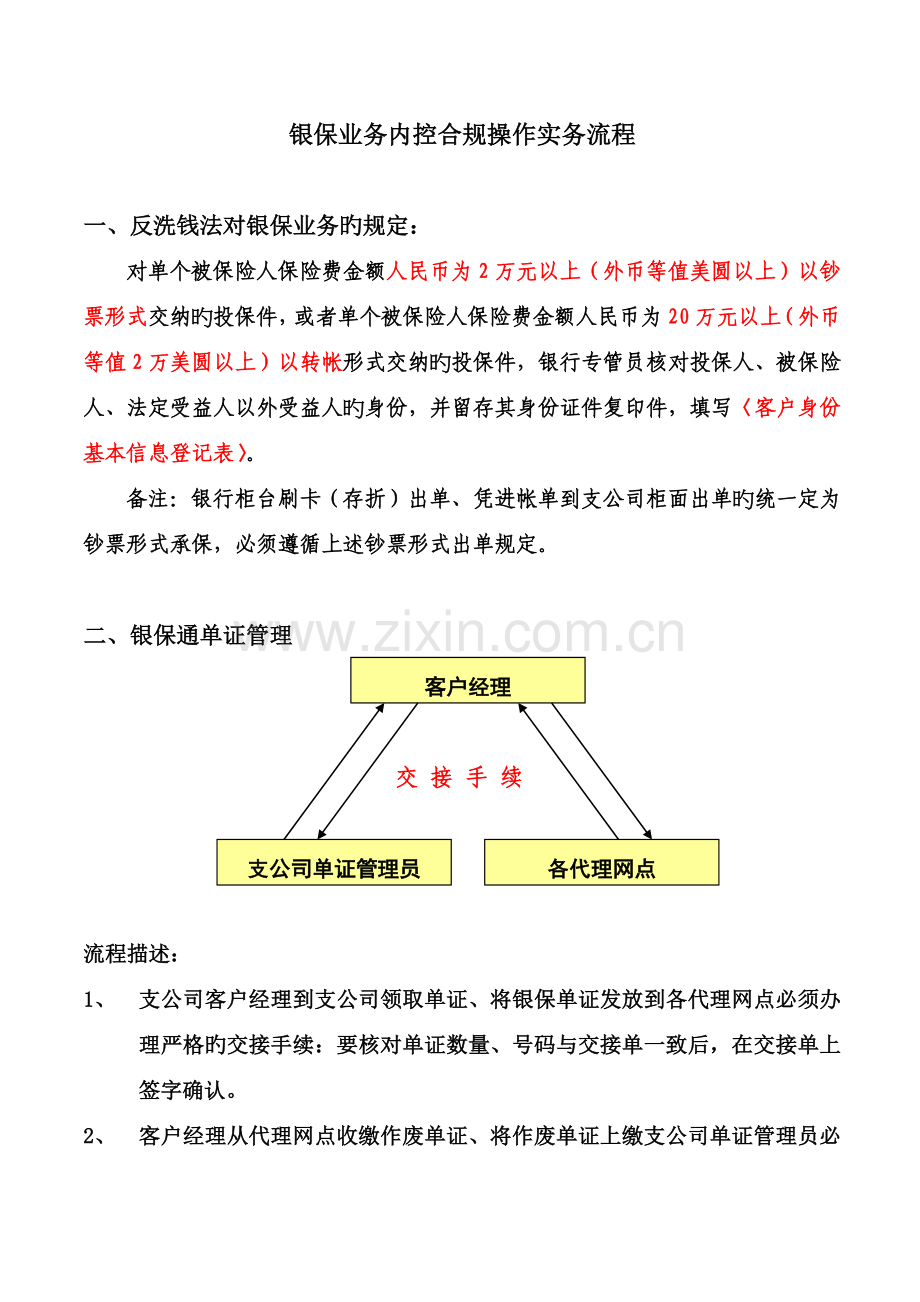 银保业务合规经营操作流程5.doc_第1页