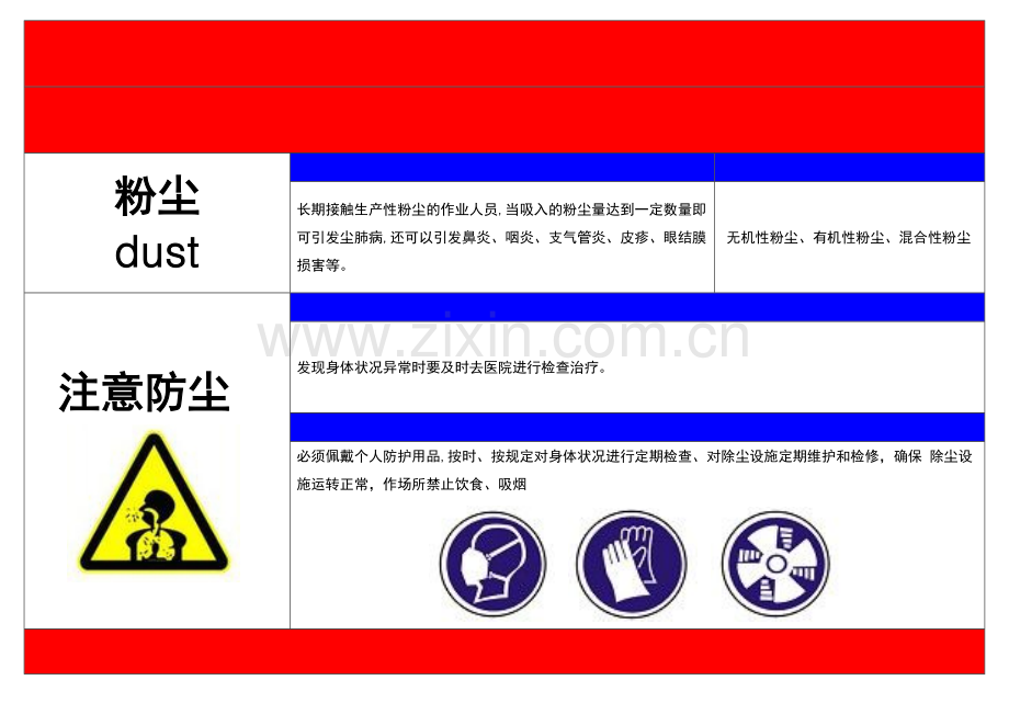 公司职业危害告知卡(全套).doc_第1页