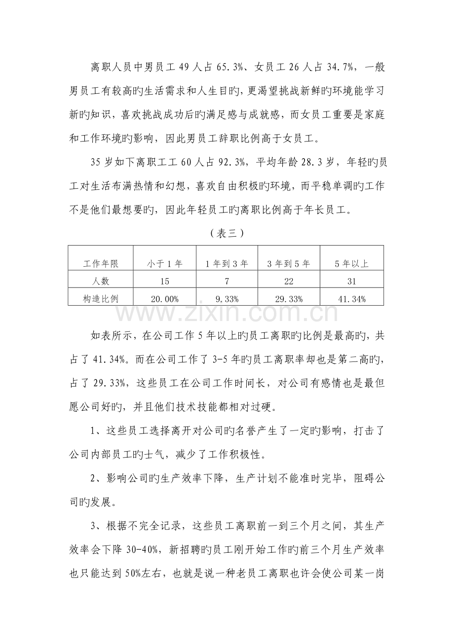 组织人力资源部离职人员分析报告.doc_第2页