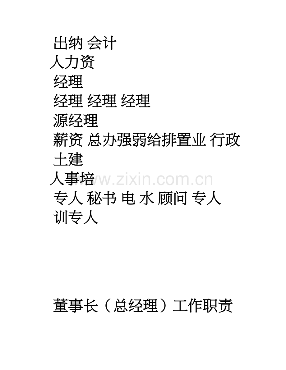 公司部门岗位职责和组织机构树.doc_第2页