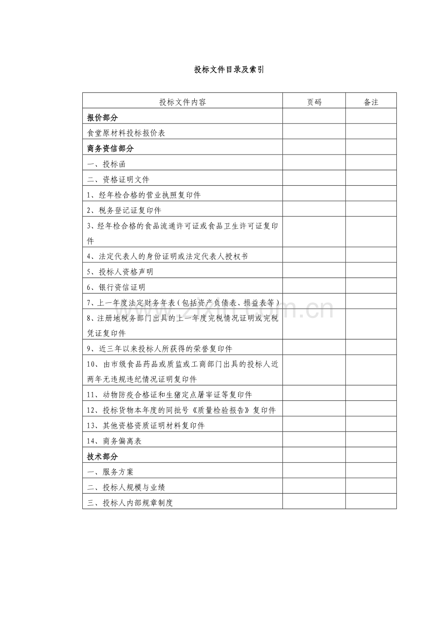 食堂食品原材料投标书肉类.doc_第2页