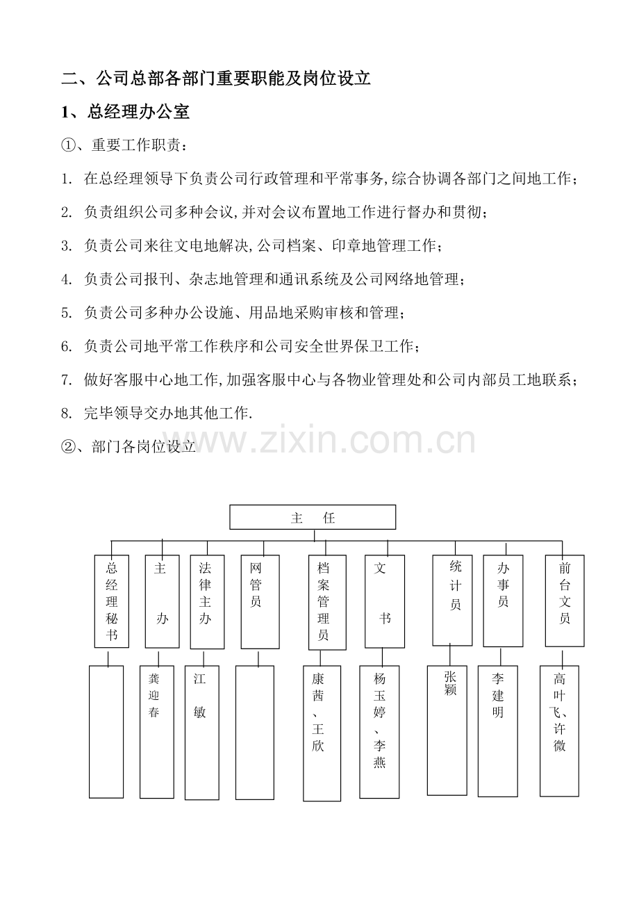 公司组织架构及各岗位设置29.doc_第2页