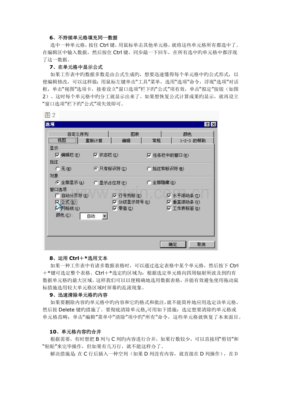 财务人员常用的Excel表格使用技巧.docx_第2页