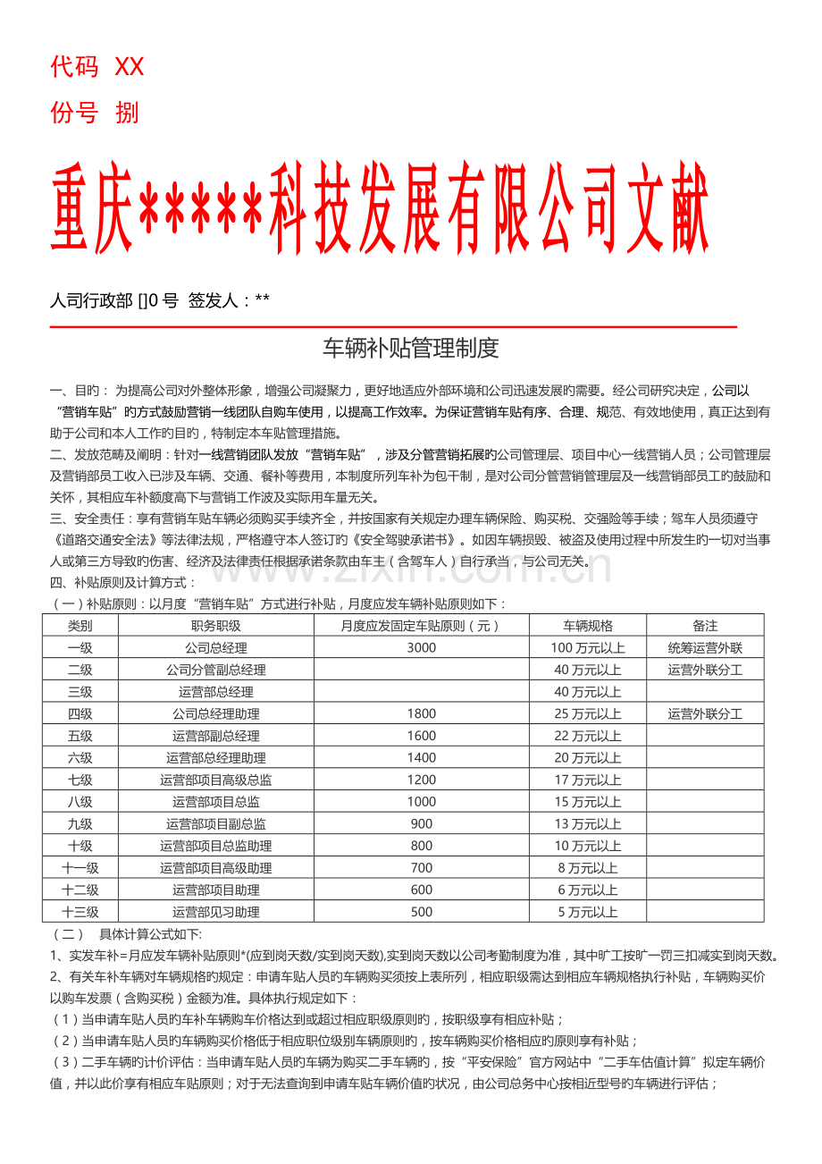 0513营销车补管理制度--.docx_第1页