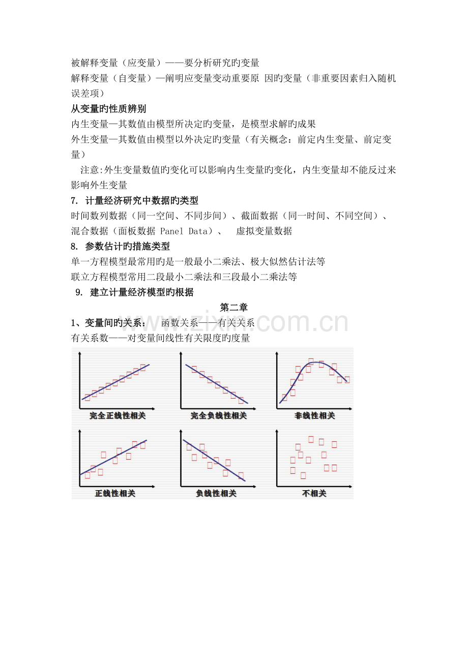 计量经济学复习重点.docx_第2页