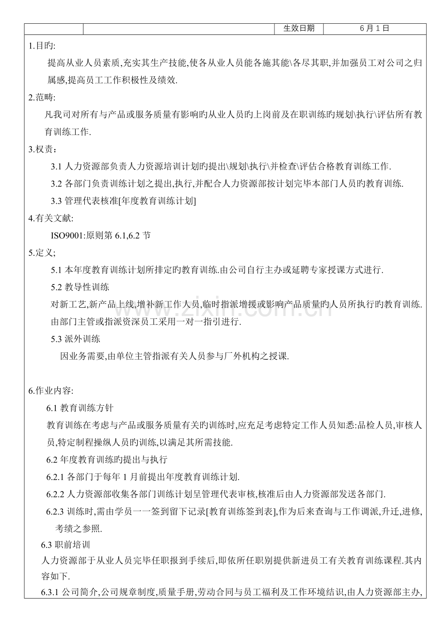 鞋服公司人力资源管理程序.doc_第2页