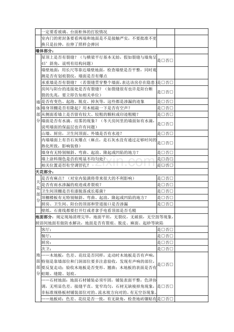 验房表格精装修综合汇总.doc_第2页