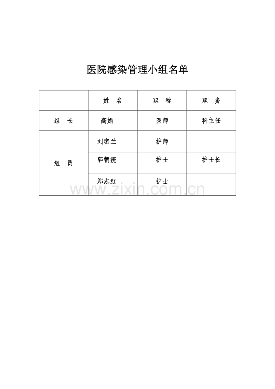 医院感染管理质控记录册12个月.doc_第2页