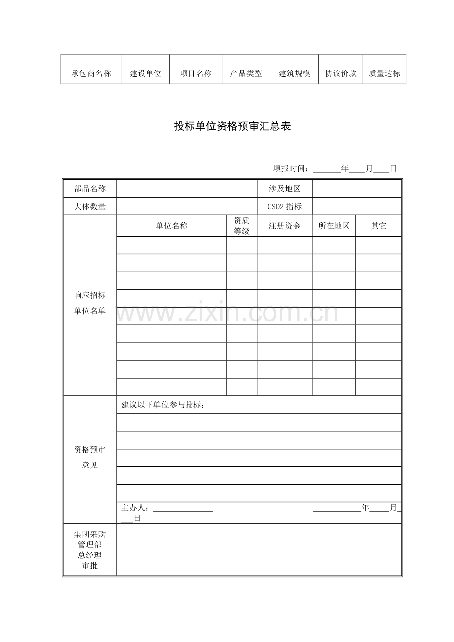 集中采购管理实施细则表单.doc_第3页