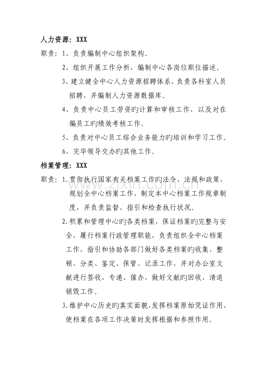 办公室组织架构图及岗位职责.doc_第3页