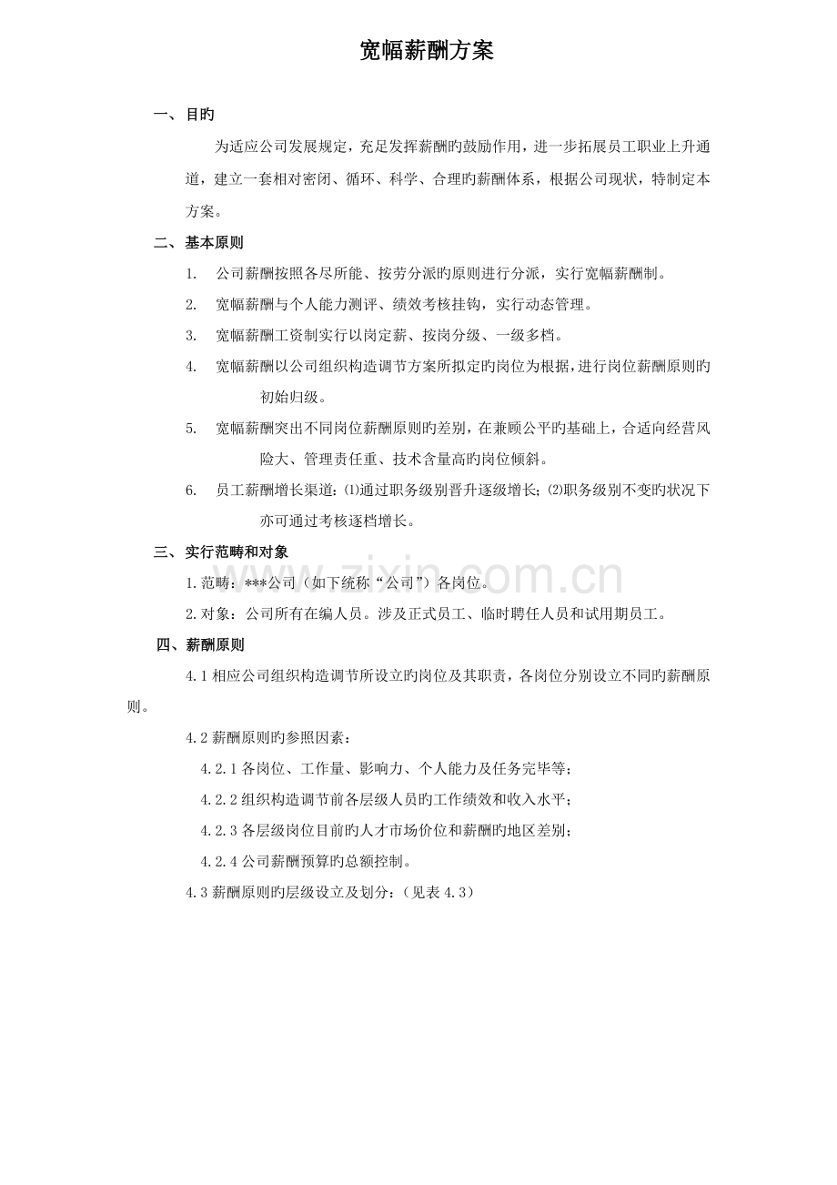 宽幅薪酬方案.doc_第1页