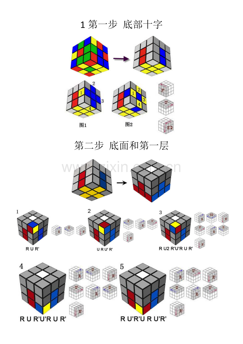 经典魔方八步还原.doc_第1页