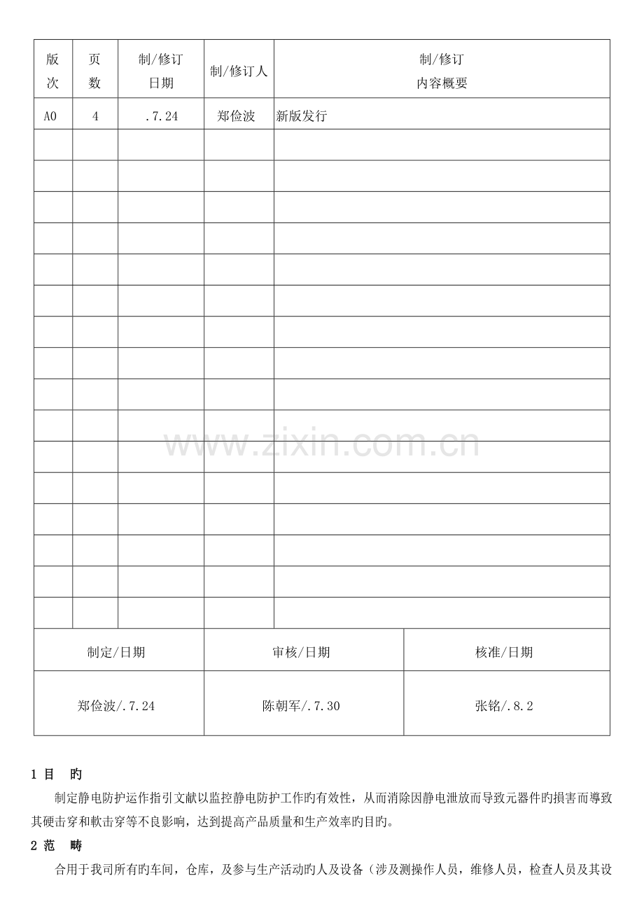 ESD管控指导书.docx_第1页