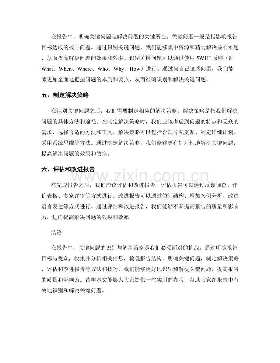 报告中的关键问题识别与解决策略.docx_第2页