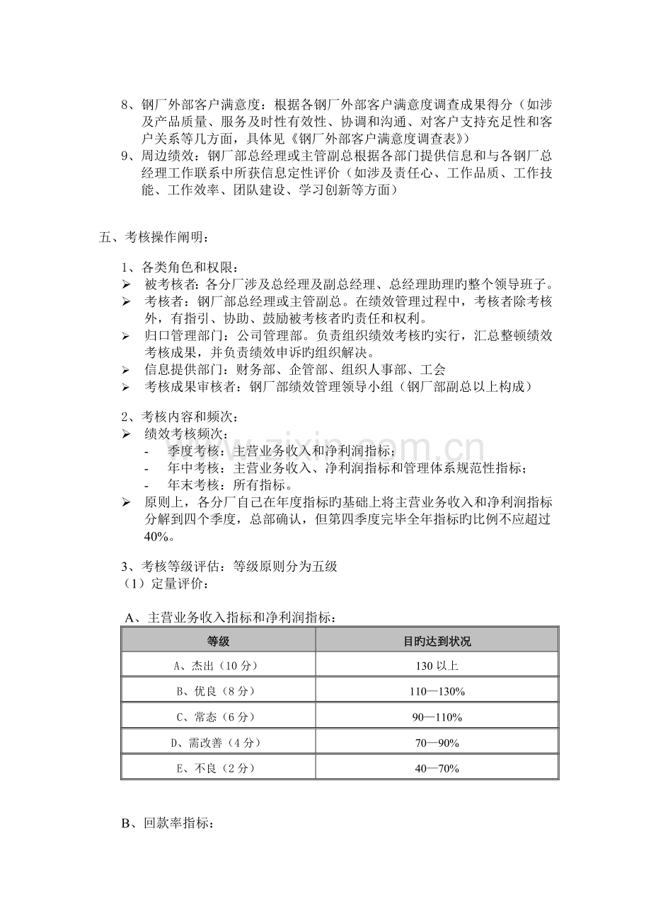 钢厂绩效管理实施方案.doc_第3页