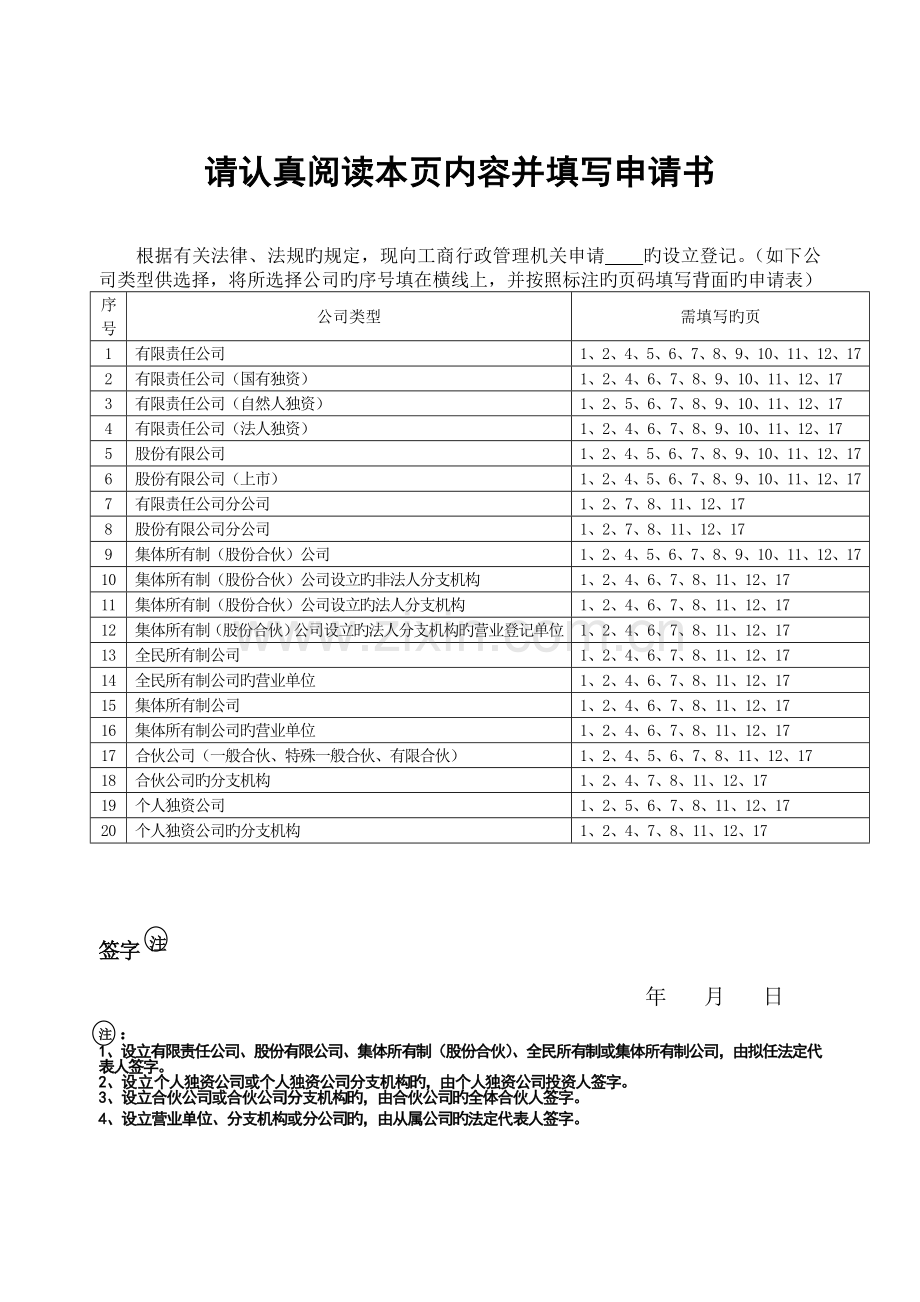 内资企业设立登记申请书.doc_第2页