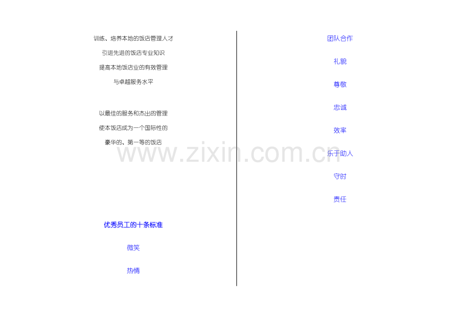 员工手册青岛贵都酒店.doc_第2页