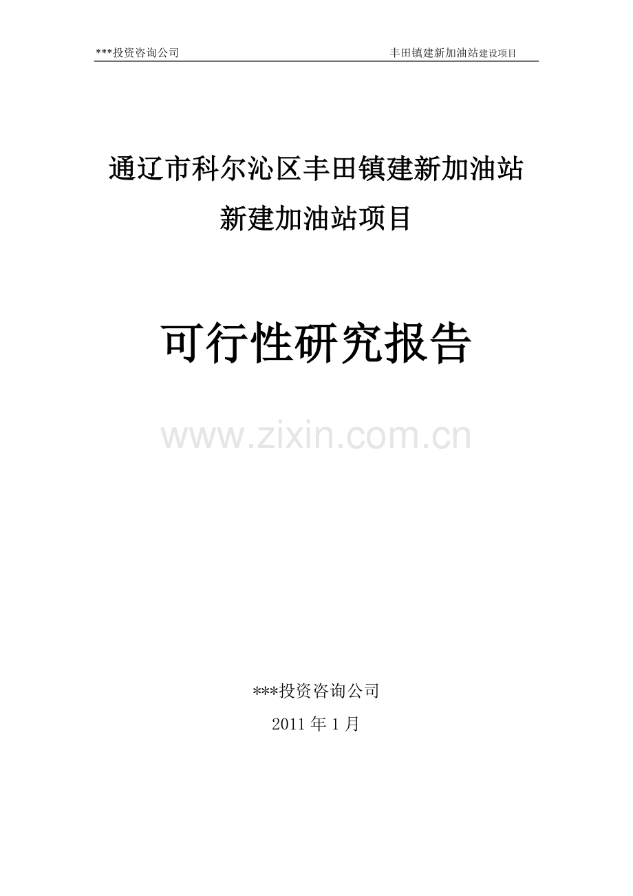 加油站新建项目立项申报材料.doc_第1页