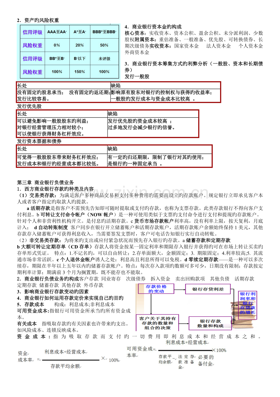 商业银行经营管理复习要点重中之重.doc_第2页