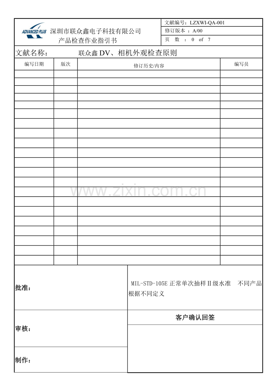 DV、相机外观检验标准.doc_第1页