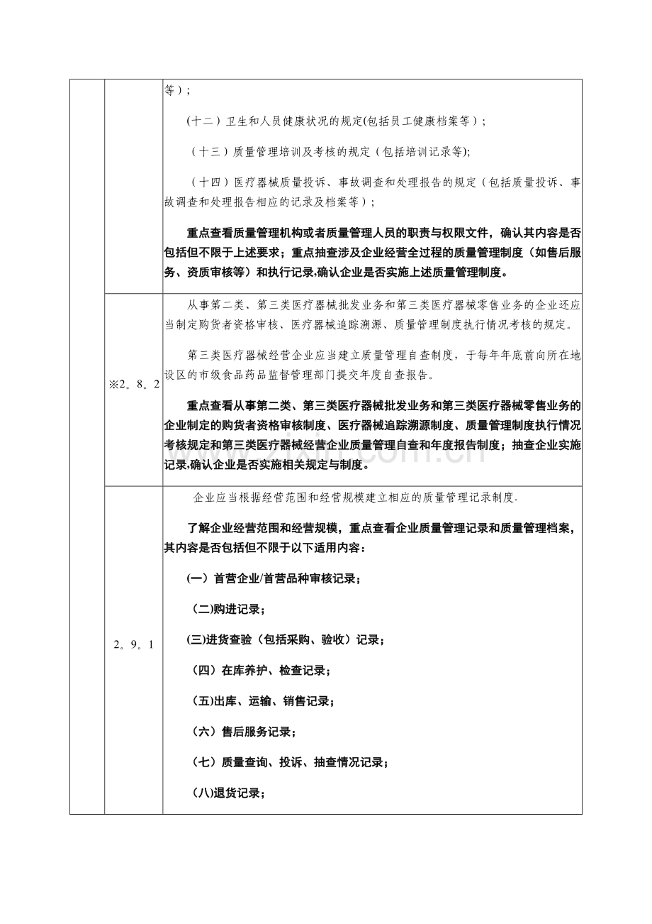 医疗器械GSP现场检查要求.doc_第3页