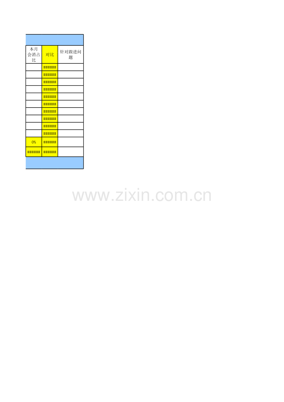 服装类销售明细报表(模板).xls_第3页