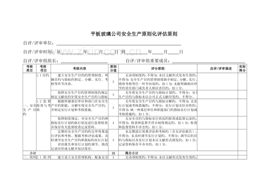 平板玻璃企业安全生产标准化评定标准(2).doc_第3页