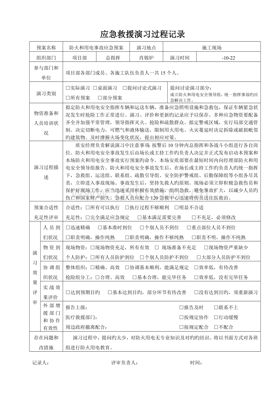 应急救援演练过程记录.doc_第2页