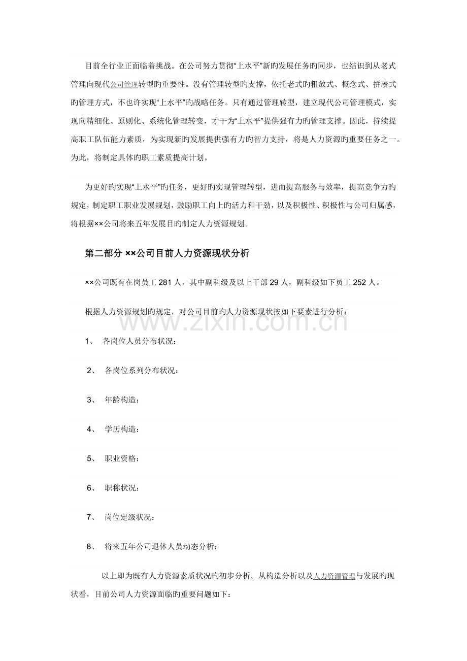 公司--人力资源规划.docx_第2页