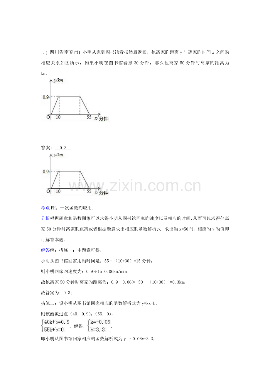 2.4利用一次函数解决实际问题.doc_第1页