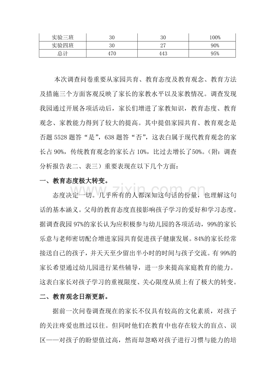 崇义县城关幼儿园家长教育观念调查问卷.doc_第2页