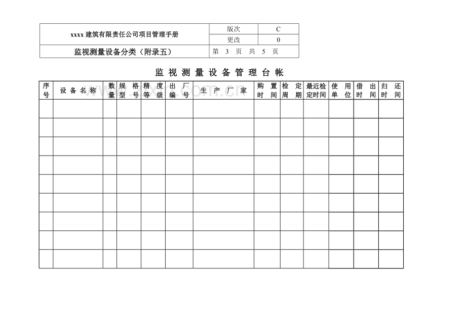 监视测量设备管理流程图-secret.doc_第3页