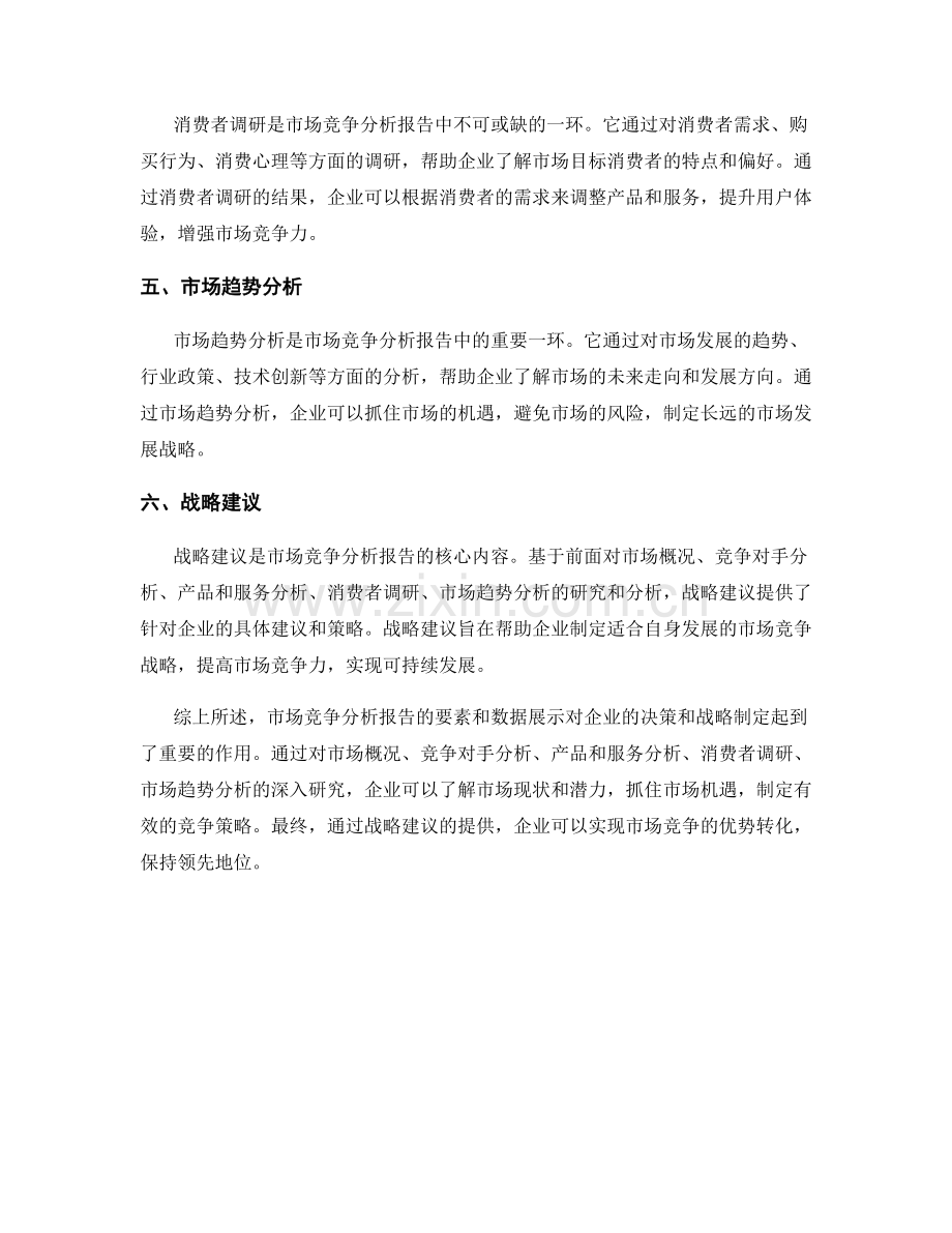 市场竞争分析报告的要素和数据展示.docx_第2页