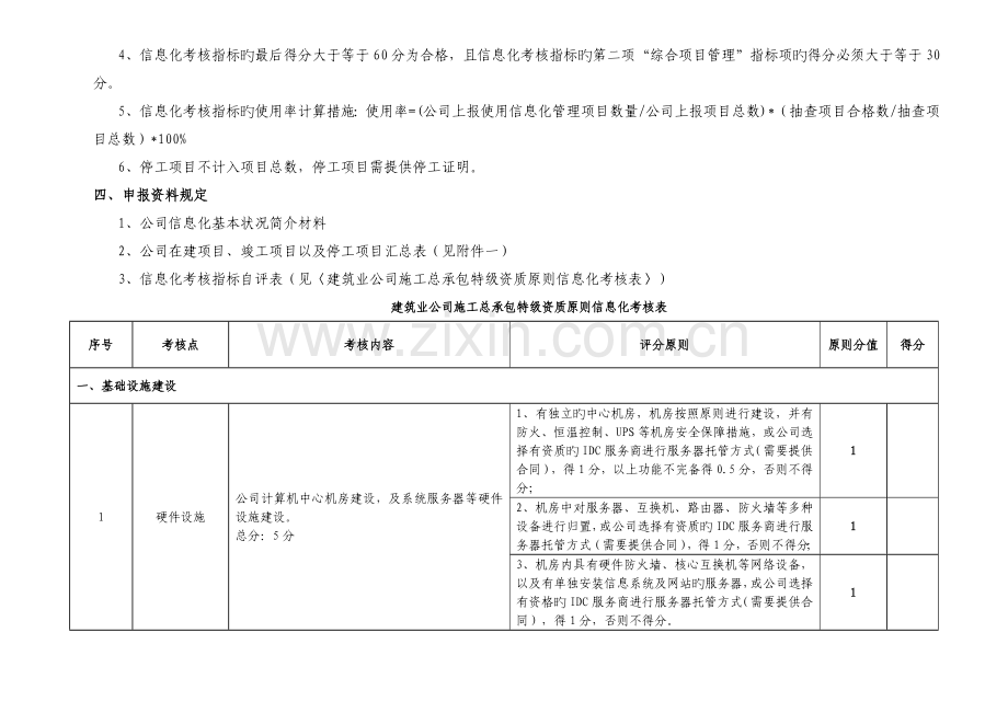 工总承包企业特级资质标准信息化考评表.doc_第3页