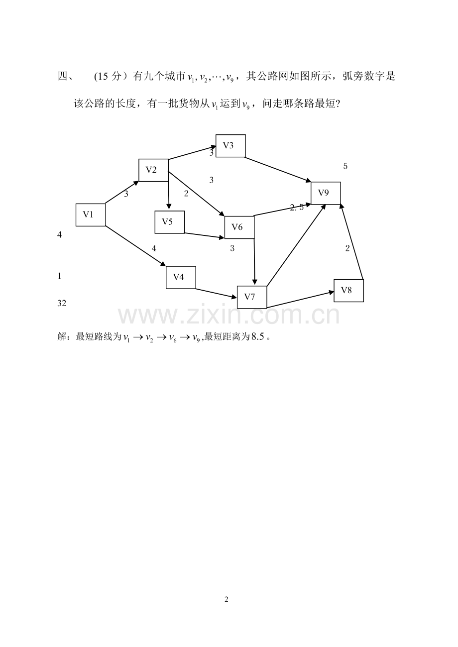 2009年华南农业大学运筹学与最优化方法试卷.doc_第2页