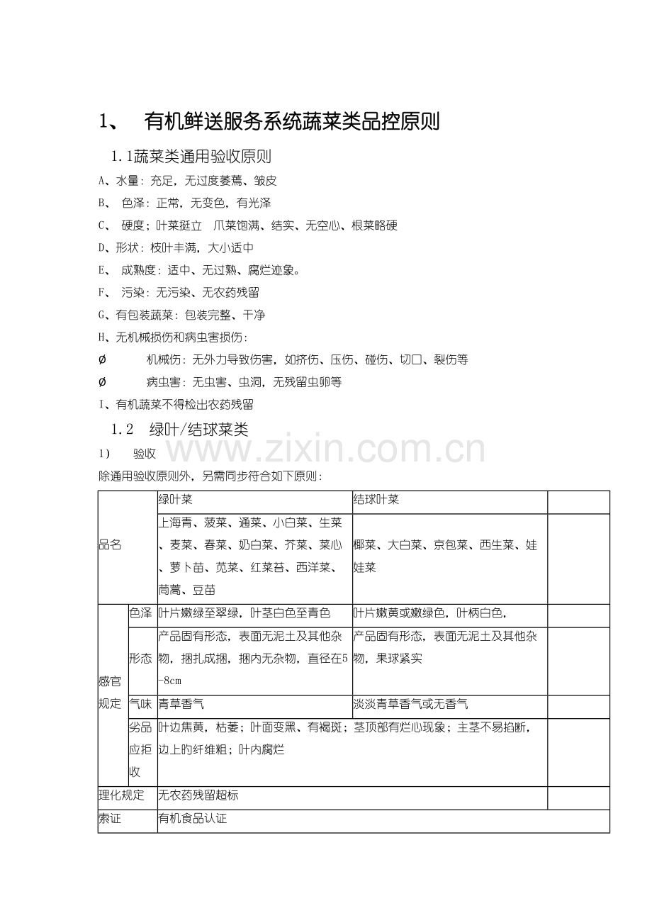 蔬菜商品质量管理控制.docx_第1页