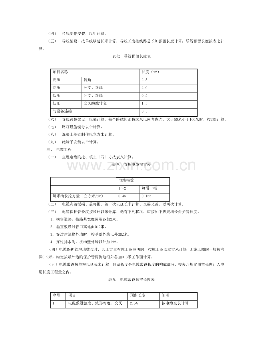 《广东省市政工程综合定额》第七册-路灯工程范文.doc_第2页