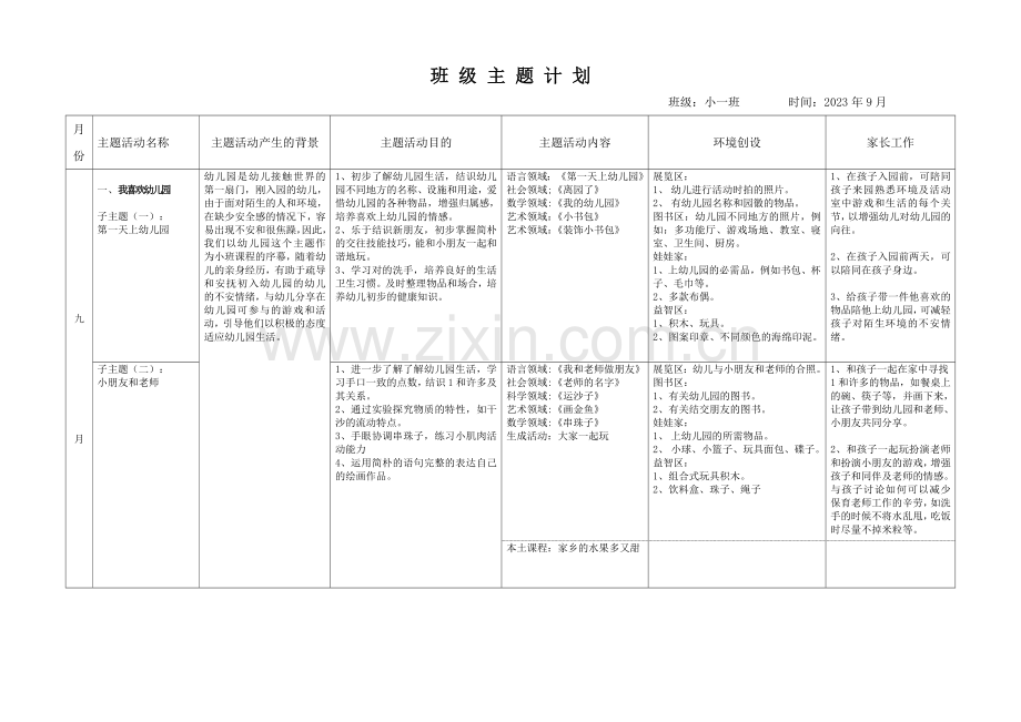 小班班主题计划.doc_第1页