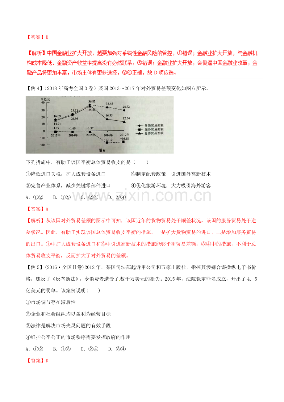 2019年高考政治二轮复习专题04发展社会主义市场经济(讲)(含解析).doc_第3页