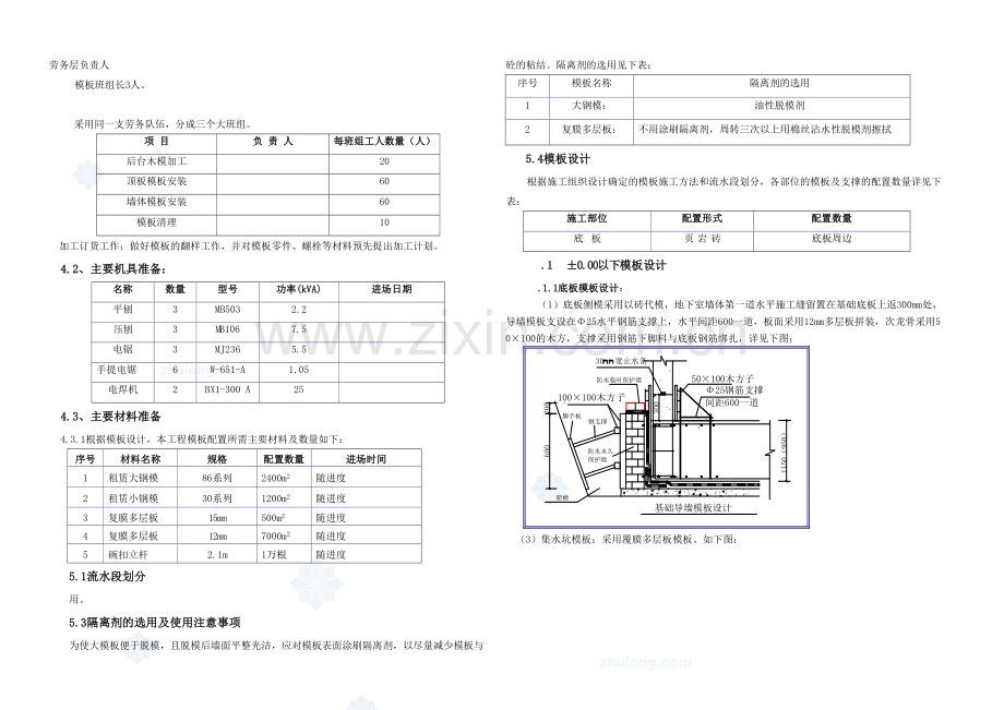 明珠花园东区高层楼模板施工方案.docx_第2页