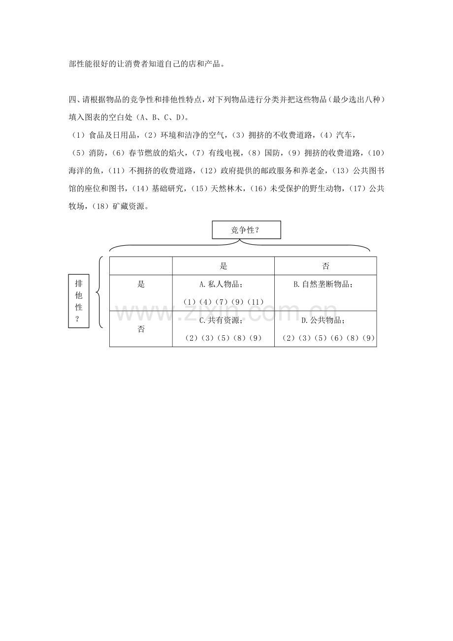 第七章市场与政府习题答案.doc_第3页